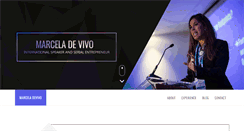 Desktop Screenshot of marceladevivo.com